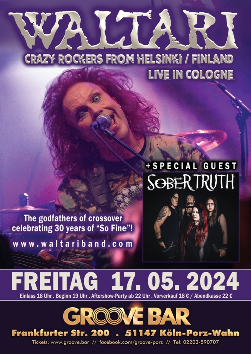 Waltari- Sober Truth Live - Groove Bar 17.05.24